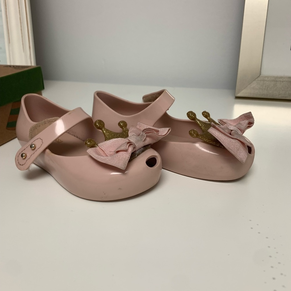 Mini Melissa Crown Pink Shoes